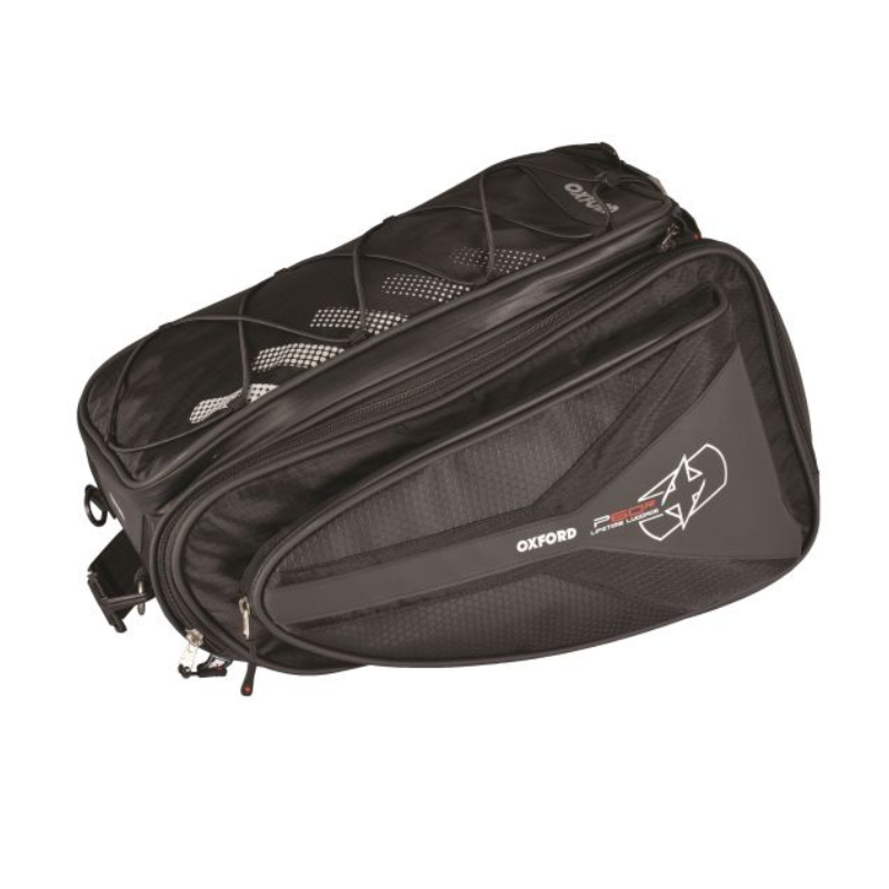 OXFORD Genți textile laterale 60L negre pentru motocicletă