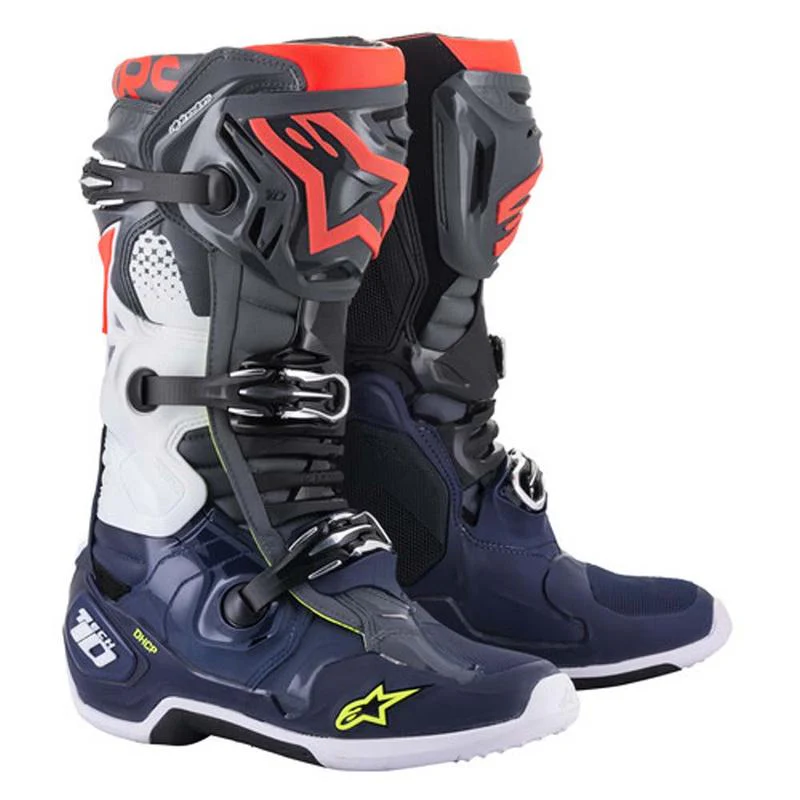 ALPINESTARS Tech 10 albastru/oranj – bocanci moto în Moldova