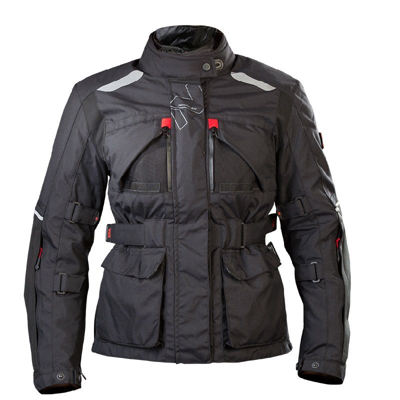 Geacă moto NORDCAP Adventure Ladies negru – geacă touring pentru femei