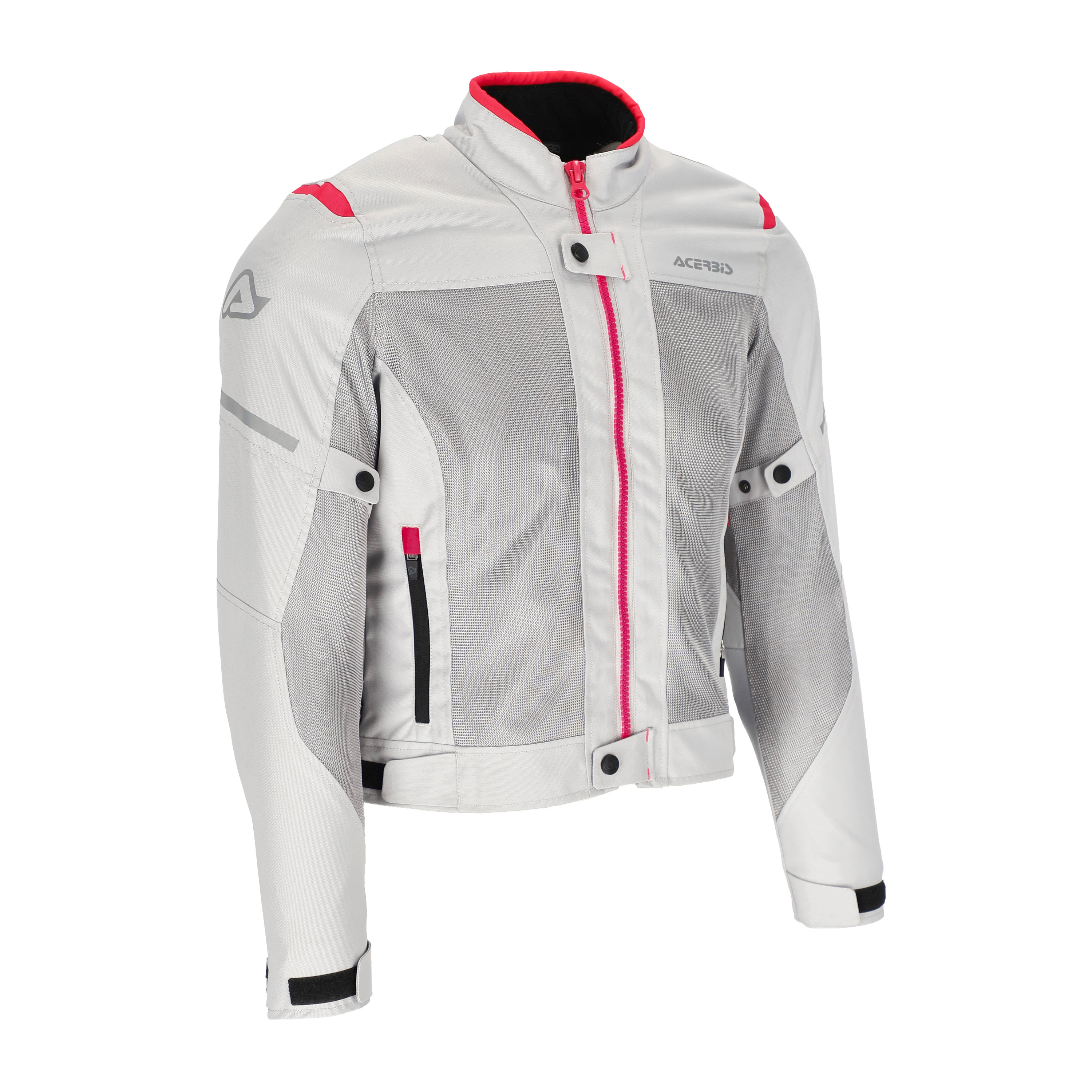 ACERBIS Ramsey My Vented 2.0 Lady alb/roz – geacă moto damă de