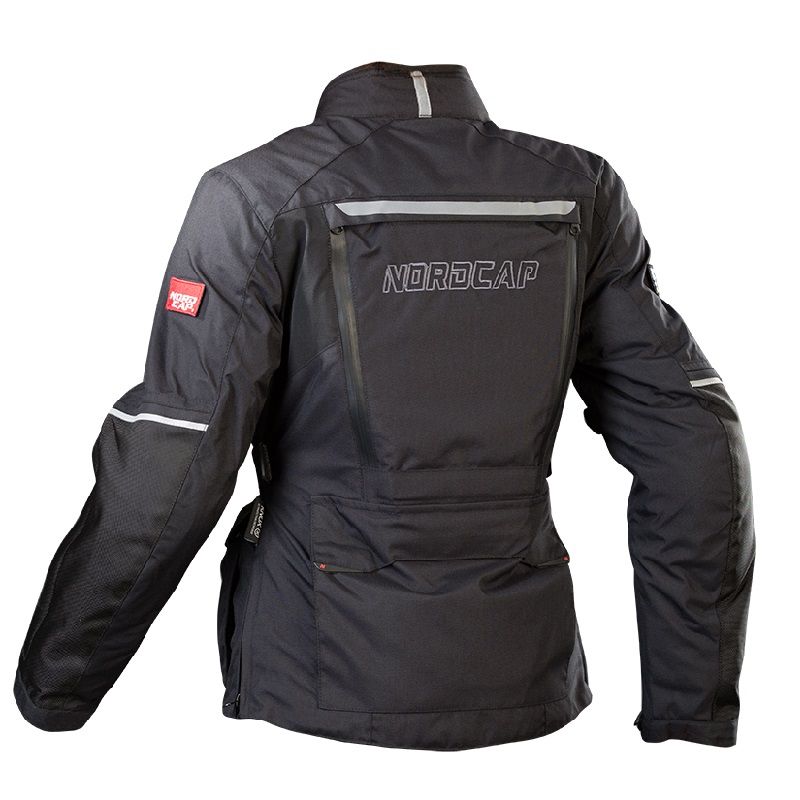 Geacă moto NORDCAP Adventure Ladies negru – geacă touring pentru femei